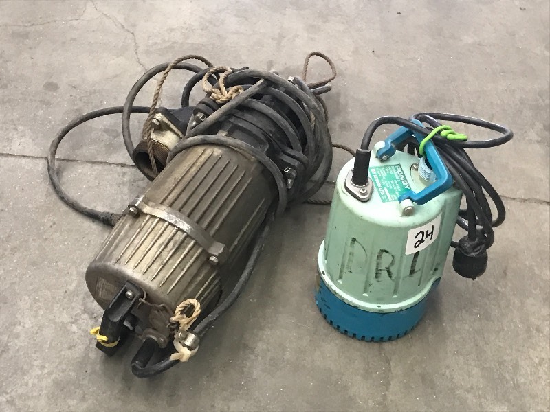 lot 24 image: (2) Submersible Pumps