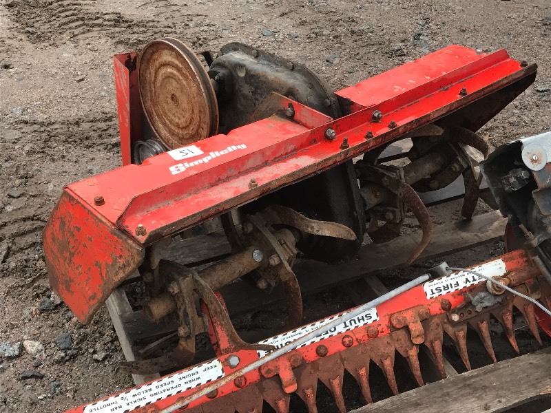 lot 15 image: Simplicity Tiller & Sickle Mower Attachments