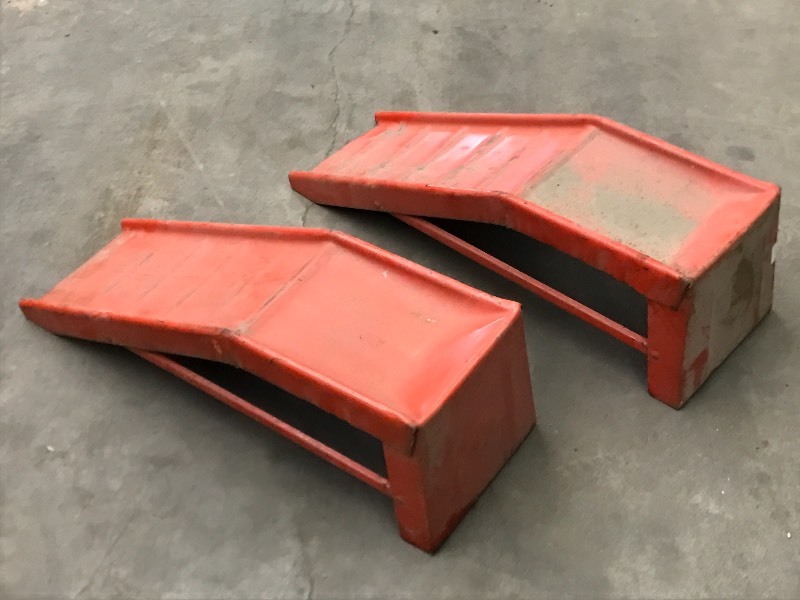 Set Of Steel Car Ramps