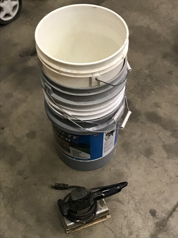 5-Gallon Buckets & Sheet Sander