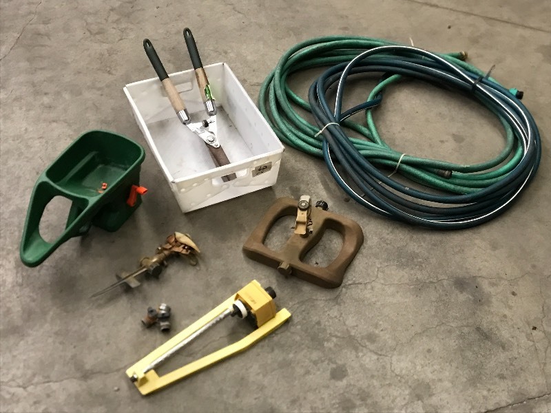 Garden Hoses, Sprinklers, Etc