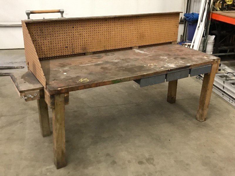 7ft Wooden Work Bench