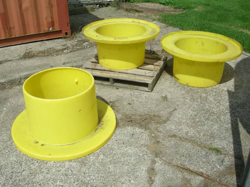 lot 15 image: 3 Plastic Manhole Risers