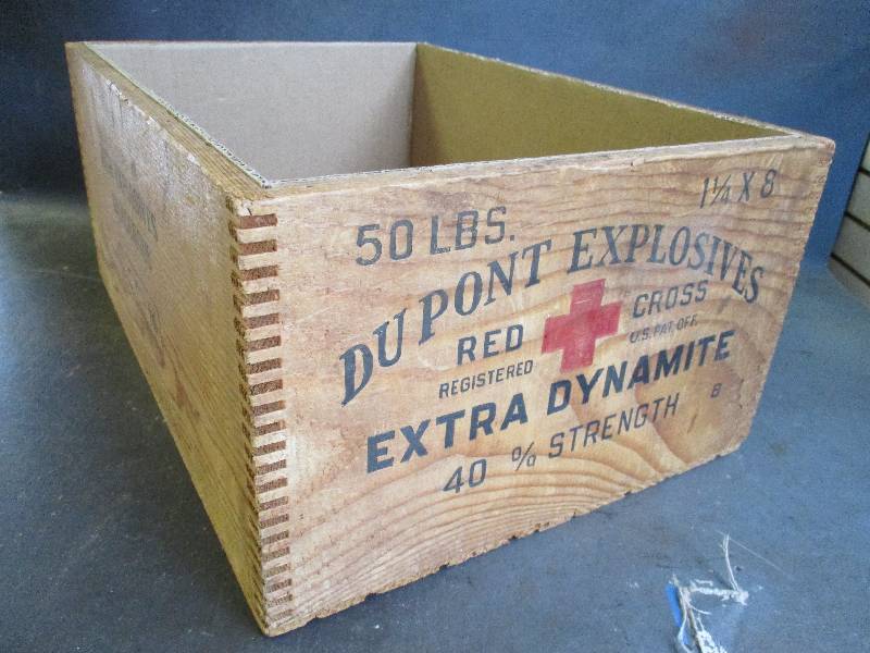 lot 60 image: Wood Explosives Box