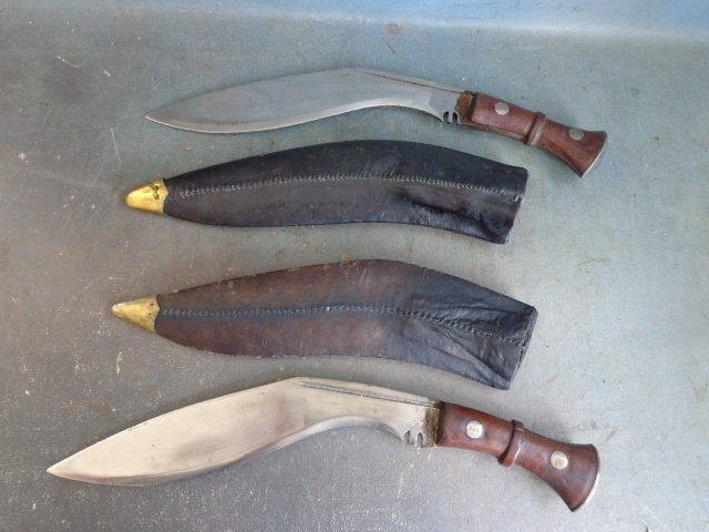 lot 89 image: Gurkha Kukri Curved Warrior Fighting Knife