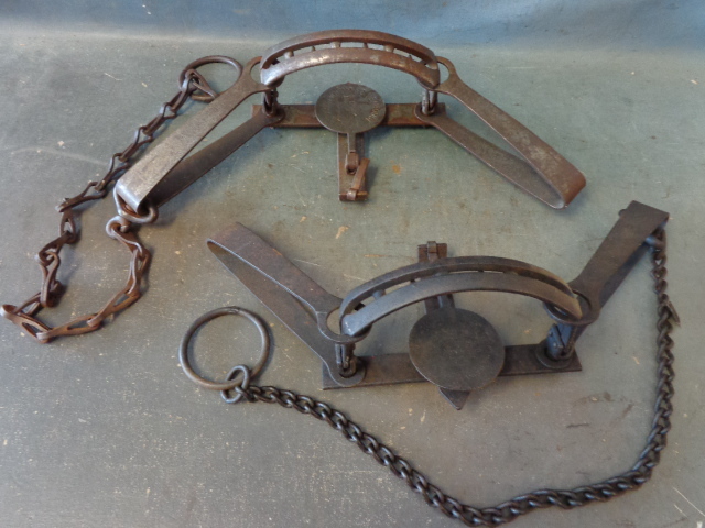 lot 123 image: Oneida S. Newhouse Traps