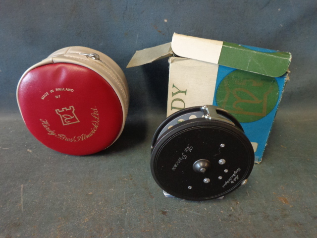 lot 126 image: Vintage Hardy Bros. Fly Reel