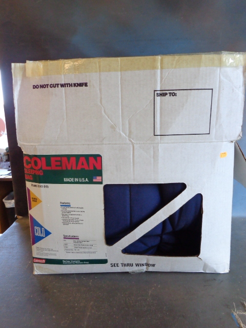 lot 185 image: Coleman Sleeping Bag