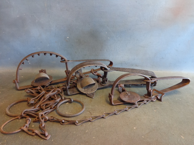 lot 202 image: Oneida S Newhouse Traps