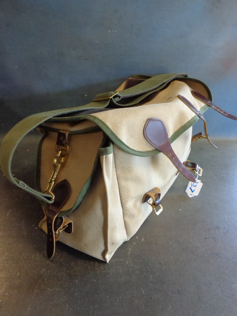 lot 227 image: Vintage Tackle Bag with Reels and Flys