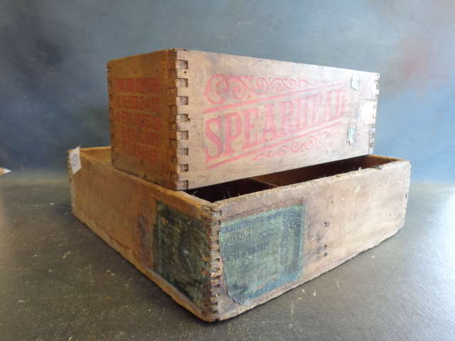 lot 233 image: Vintage Tobacco Boxes