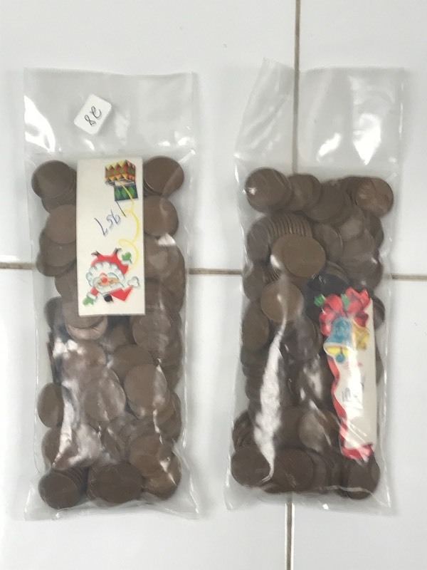 (2) Sealed Bags Of Wheat Cents