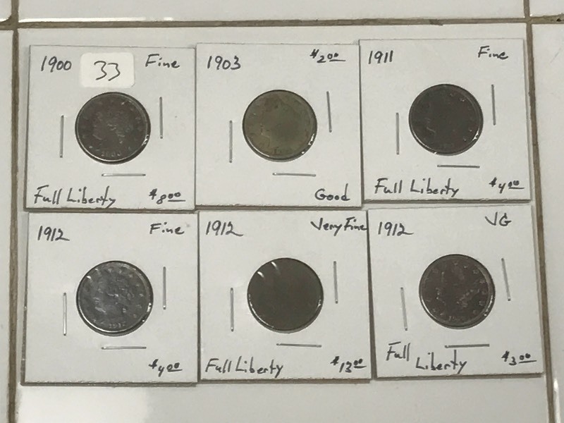 (6) V-Nickels