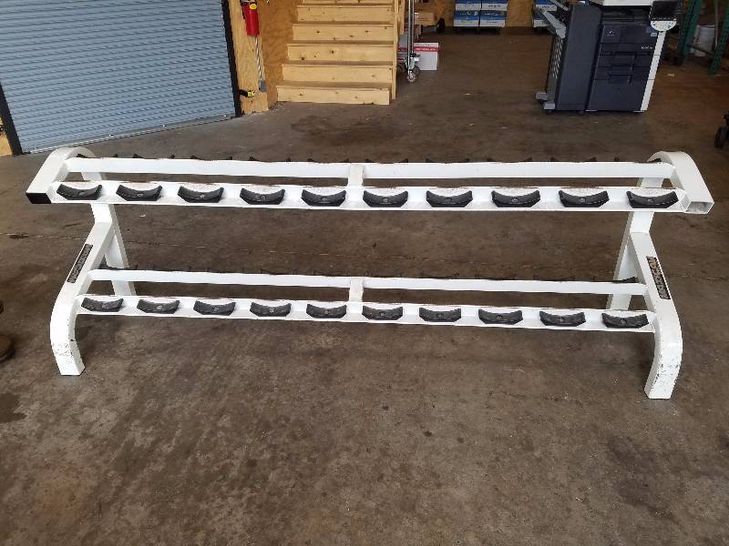 lot 17 image: Dumbell weight rack