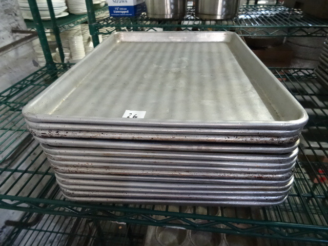 13 baking sheets. 12 pan...