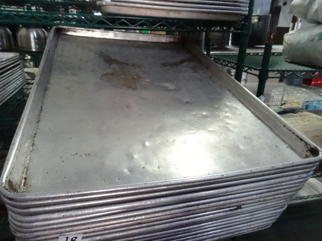 18 full pan baking sheets...