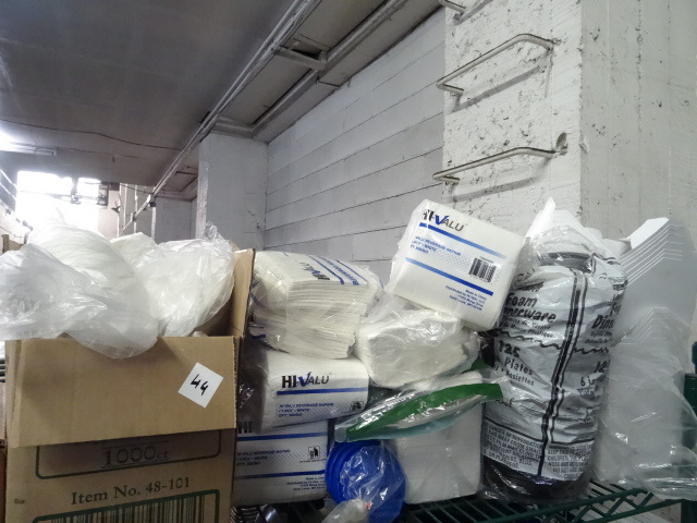 Misc napkins. To go containers and ...
