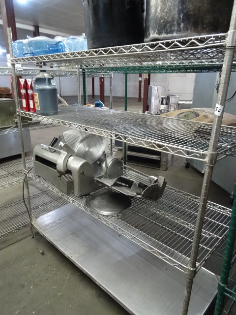 Wire shleving unit. NSF, 60 x 24 x ...