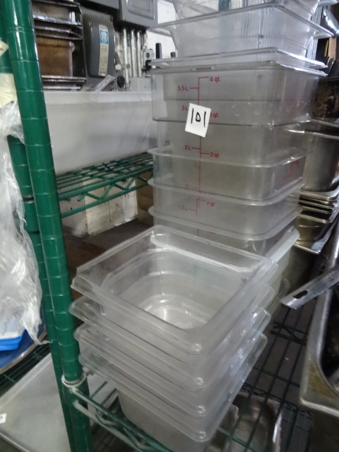 Misc plastic prep containers...