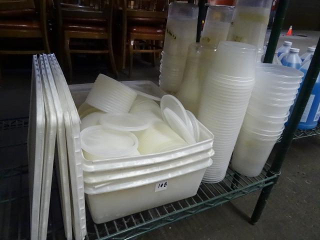 Misc plastic prep containers with l...