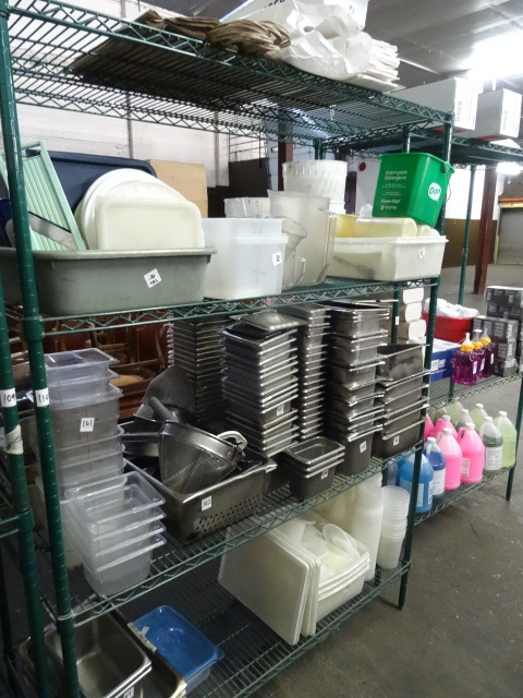 Wire rack unit. Green coated. 54 x ...