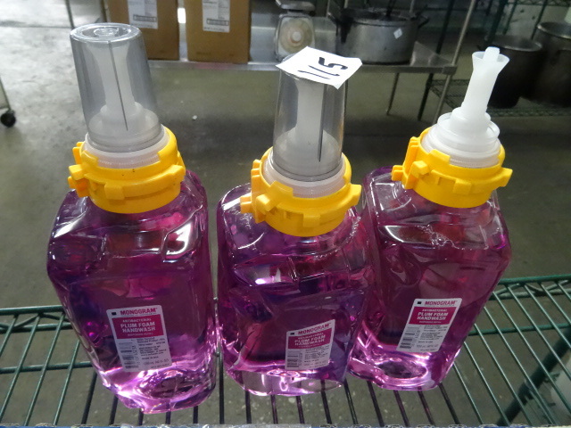 Monogram plum foam handwash.  Qty 3...