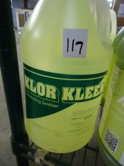Klor kleen chlorinating sanitizer. ...