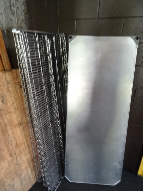 3 wire shelves. 24 x 60. Stainless ...