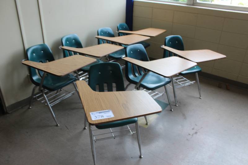 lot 378 image: Lot of (7) School Desks