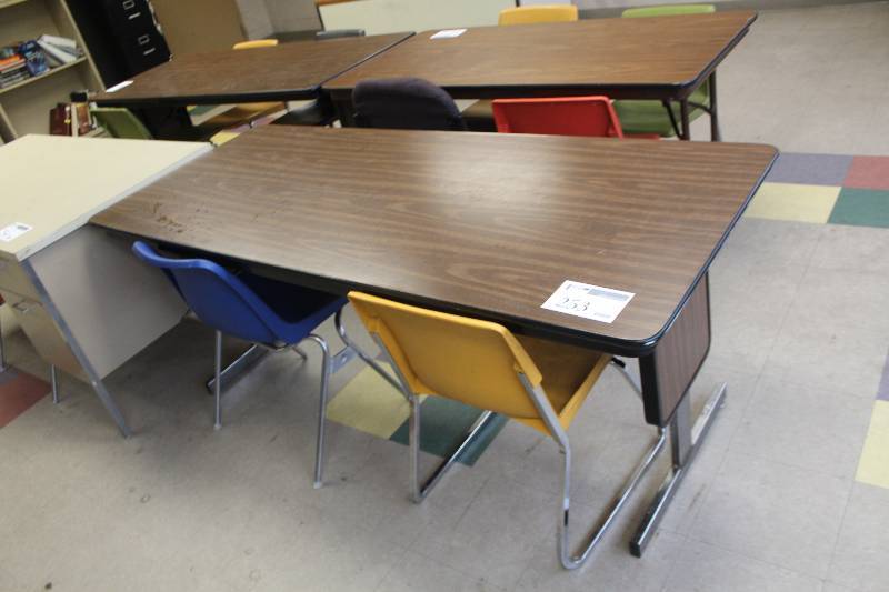 lot 253 image: Conference Table, 2-Chairs