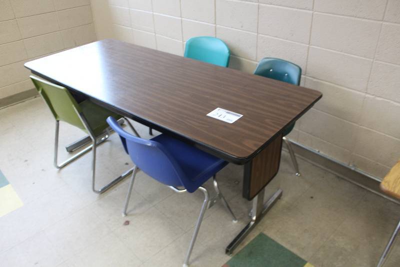 lot 243 image: Conference Table, 4-Chairs