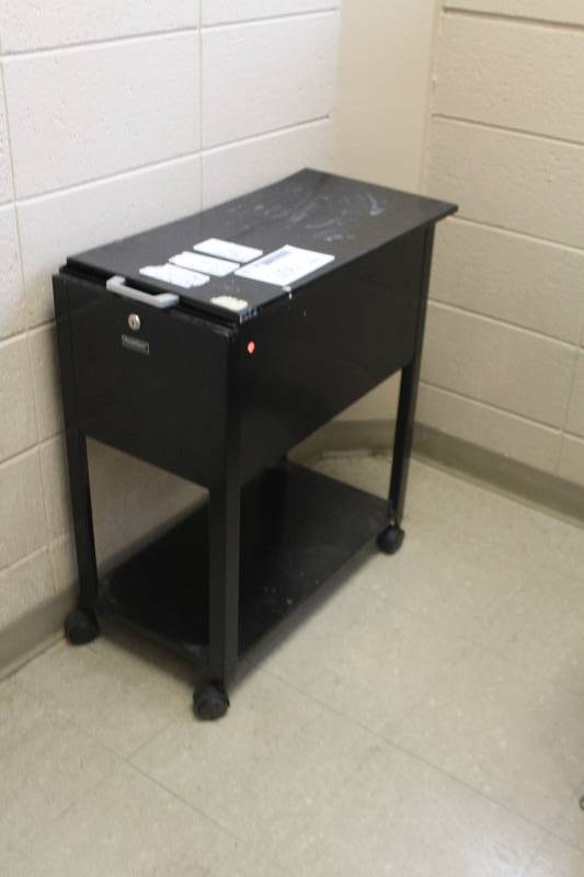 lot 260 image: Pendaflexer Locking Rolling File Cabinet