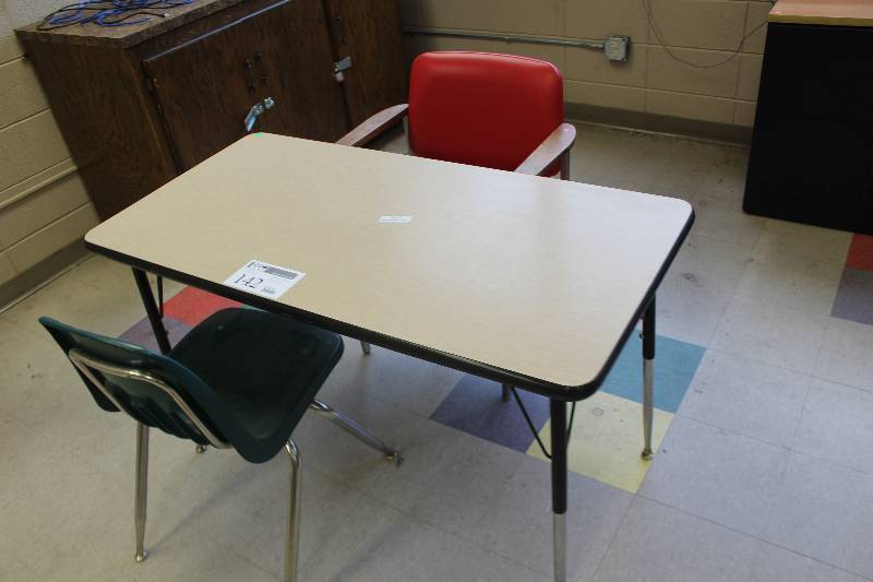 lot 142 image: Office Table, 2-Chairs