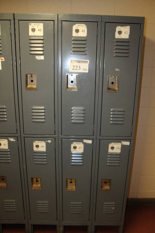 school locker set