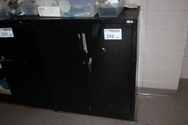 lot 294 image: 2-Door Metal Cabinet