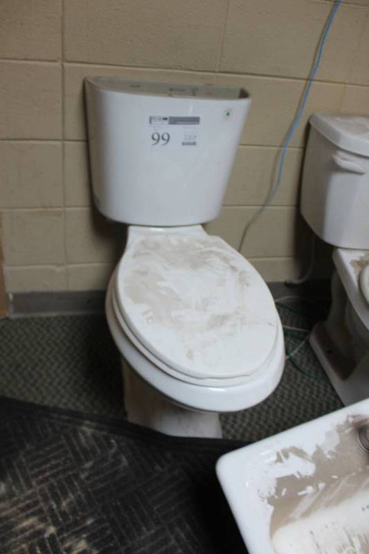 lot 99 image: Toilet & Bowl Set