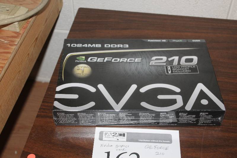 lot 162 image: Nvidia GEForce 210 Graphics Card