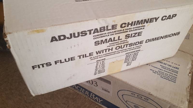 lot 402 image: Chimney Flue Cap, In Factory Packaging
