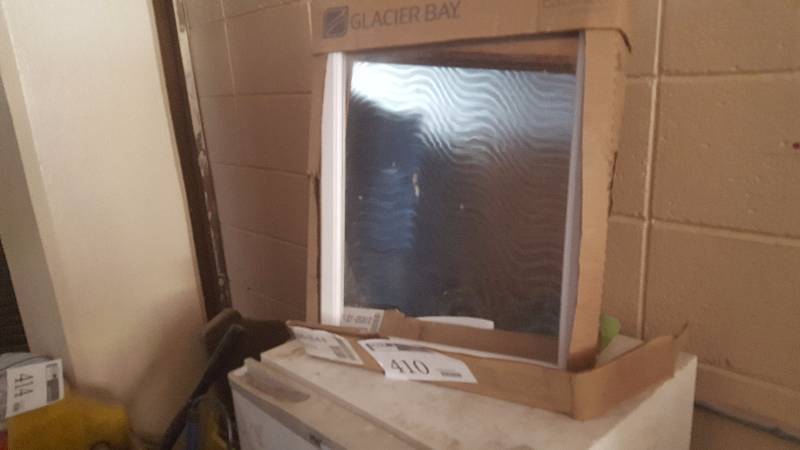 lot 410 image: Glacier Bay Medicine Cabinet in Factory Packing