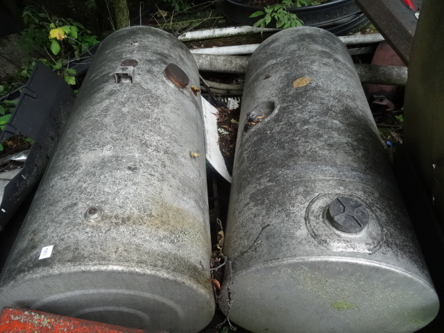 lot 8 image: 2 aluminum fuel tanks. 55 x 24...