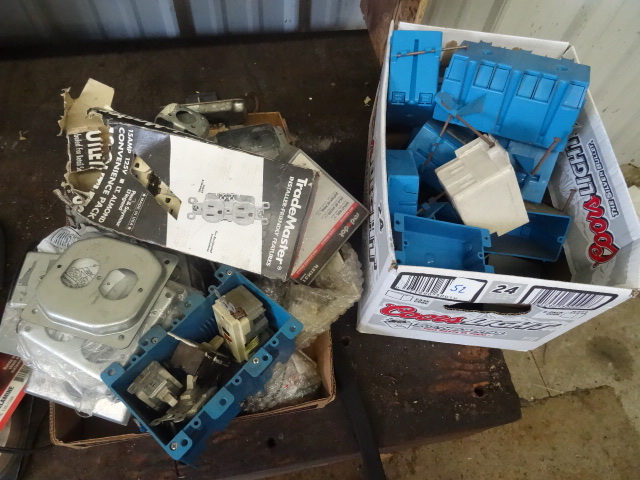 lot 52 image: Misc outlet boxes. Outlets and more...