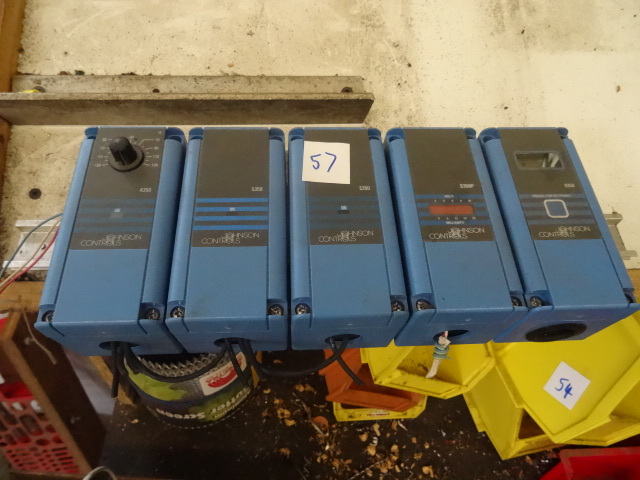 lot 57 image: Johnson Controls controllers. A350....