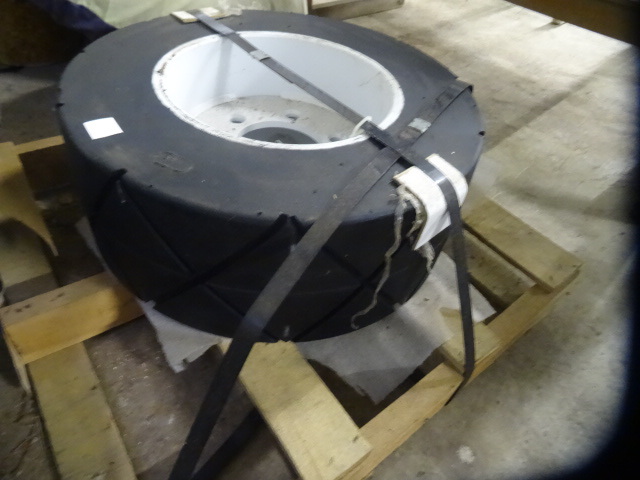 lot 206 image: Brand new forklift tire and rim. 6 ...