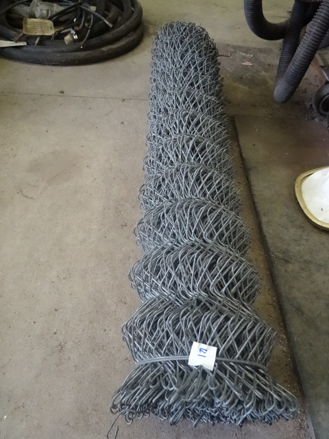 lot 121 image: New roll of chain link fence. 42...