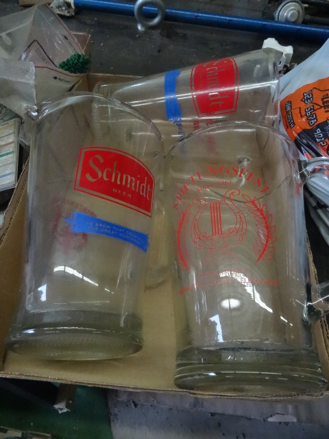 lot 132 image: 2 Schmidt beer pitchers. Mayer and ...