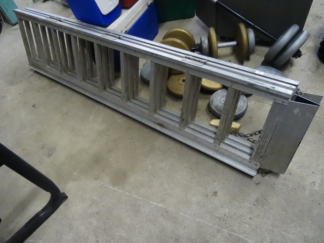 Fulton 1500 lb fold up ramp.  | K &amp; C Auctions 