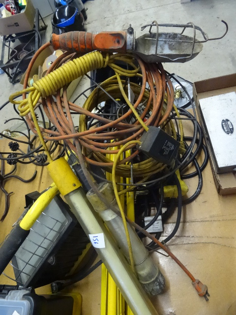 lot 156 image: Trouble lights. Halogen lights...