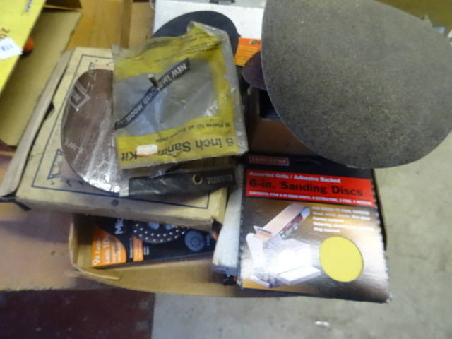 lot 157 image: Assorted variety of sand paper. ...