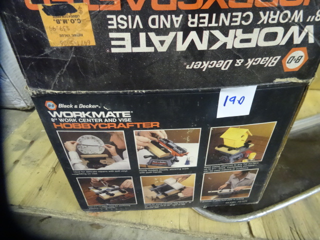 lot 190 image: B and D work mate 8 work center an...
