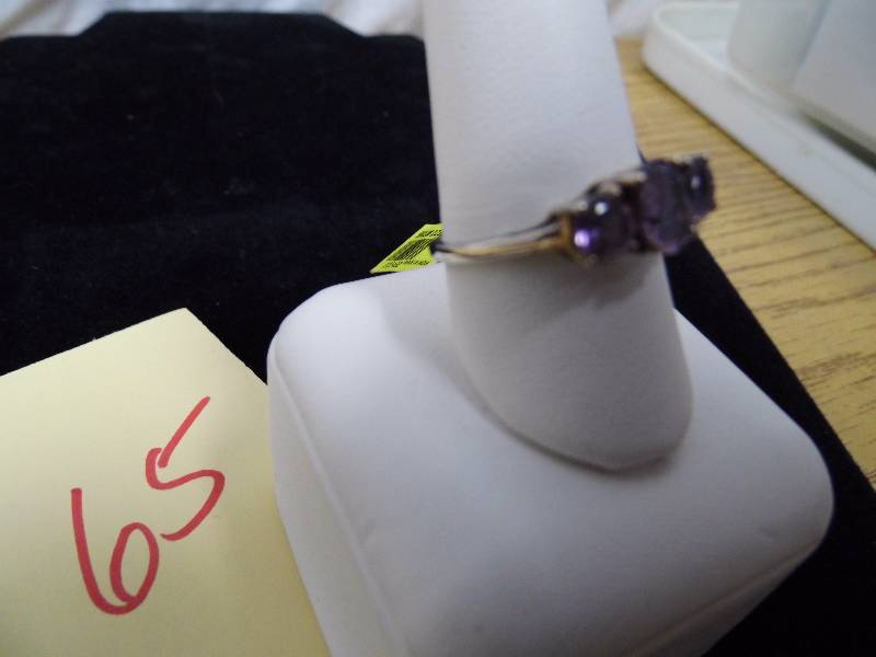 lot 65 image: Rose de France Amythest Ring